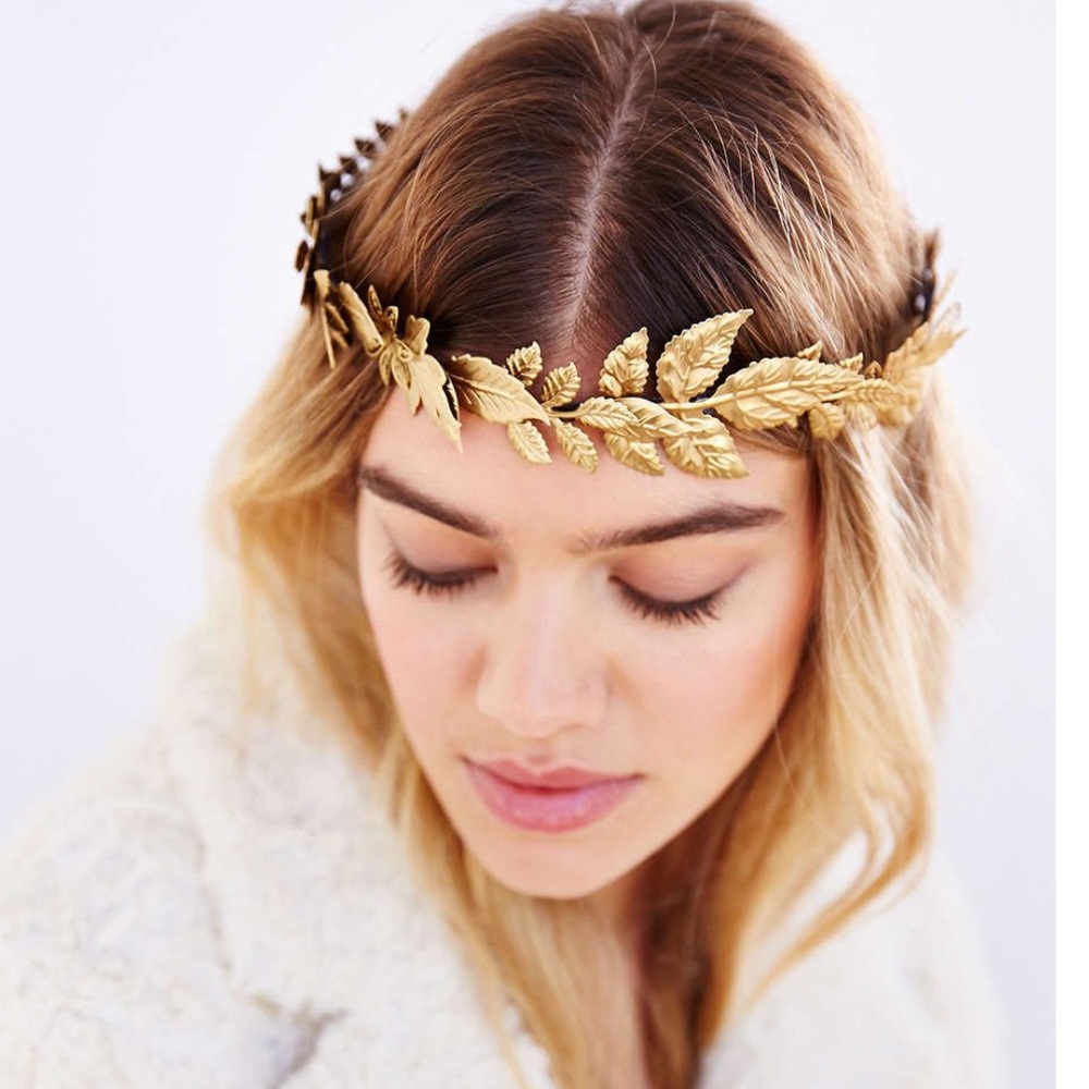 Urban Outfitters bronze leaf crown